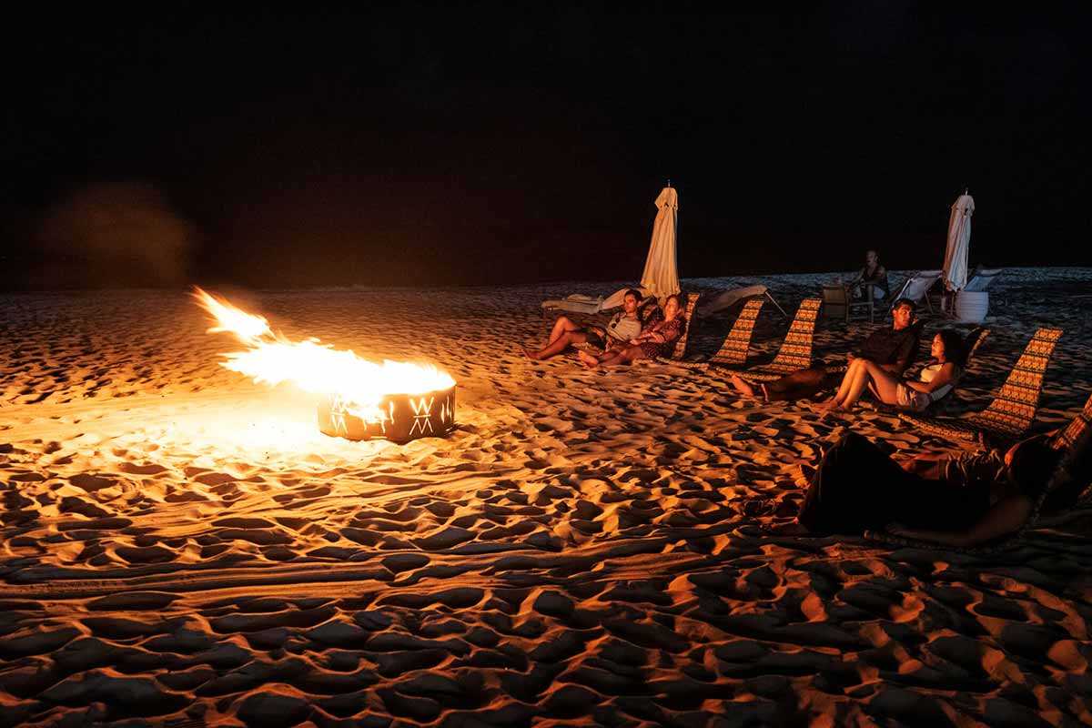 Wyrama Beach BBQ Cozy Fire
